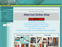 Tablet Screenshot of american-indian-shop.com